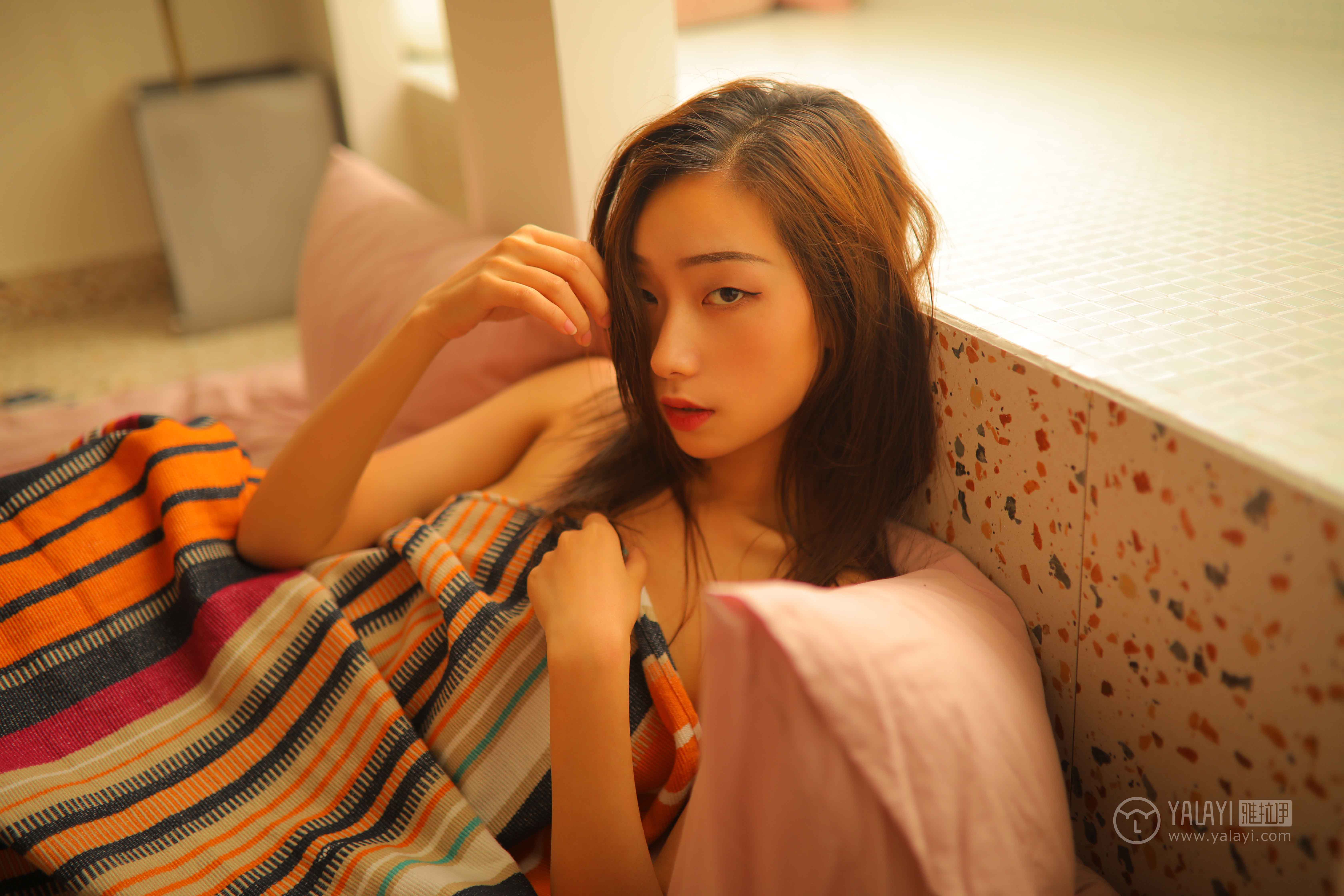 [YALAYI雅拉伊]2019.07.21No.345慵懒双人床晓琪插图2